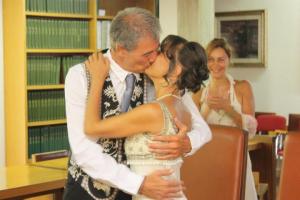 Matrimonio Lucia - il bacio