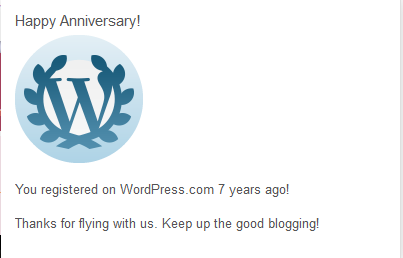 WP - 7 anni di blog